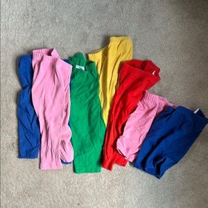 Hanna Anderson Colorful Kids' Leggings Set size 110 (4T)